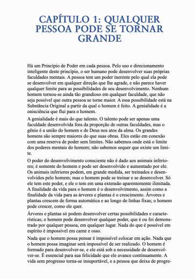 A Ciência de ser Grande