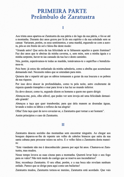 Assim falou Zaratustra