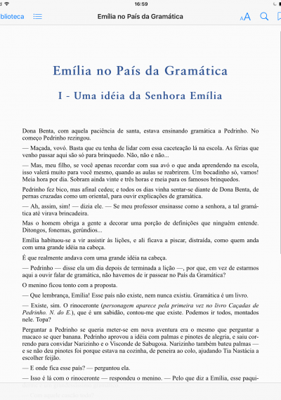 Emília no País da Gramática