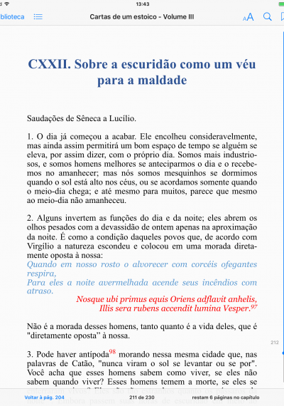 Cartas de um Estoico, Volume III
