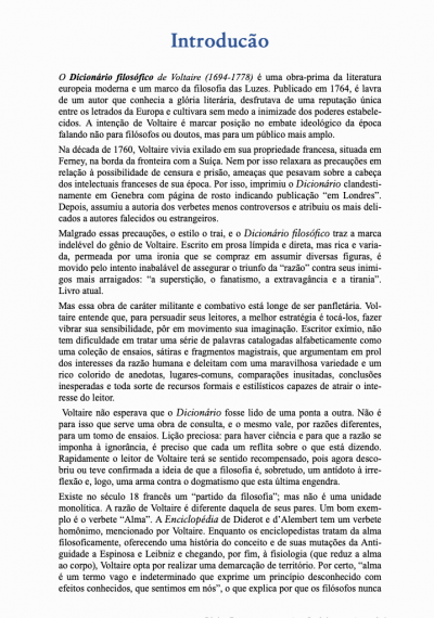 Dicionário Filosófico 