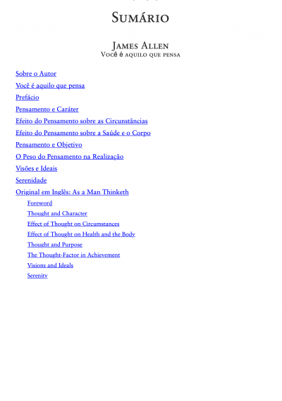 Você é aquilo que pensa