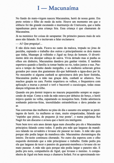 Macunaíma: o herói sem nenhum caráter