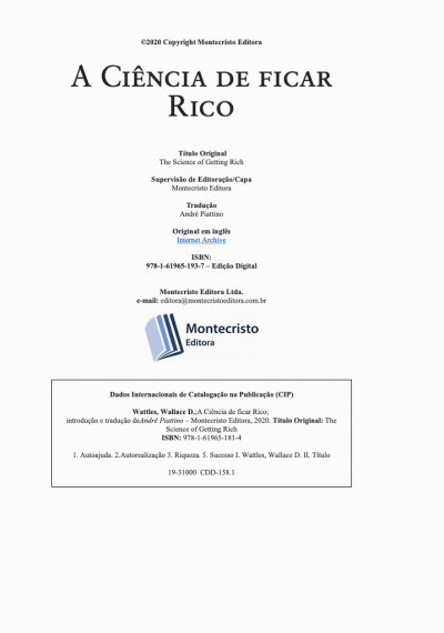 A Ciência de ficar Rico