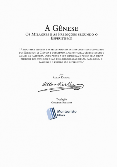 A Gênese, os milagres e as predicações segundo o Espiritismo