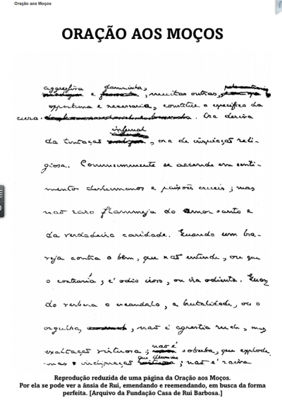Oração aos Moços