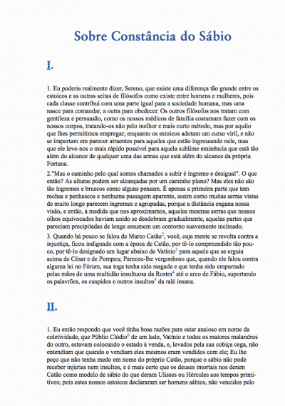 Sobre a Constância do Sábio