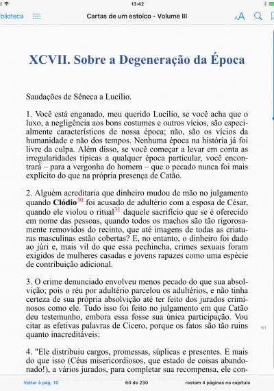 Cartas de um Estoico, Volume III