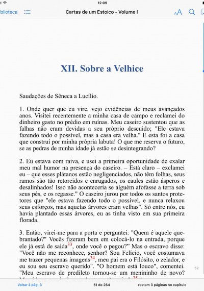 Cartas de um Estoico, Volume I