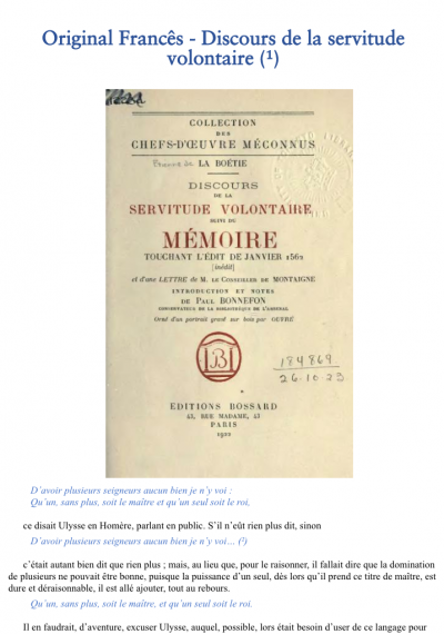 Discurso da Servidão Voluntária